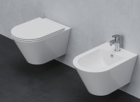 Унитаз подвесной Azzurra Forma 54x37 сиденье с микролифтом, петли хром
