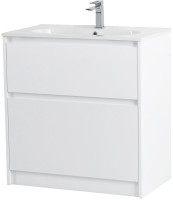 Мебель для ванной комнаты BelBagno Kraft 80 напольная, bianco opaco, раковина LOV-800-LVB