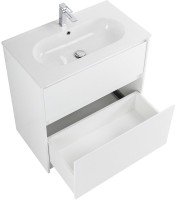 Мебель для ванной комнаты BelBagno Kraft 80 напольная, bianco opaco, раковина LOV-800-LVB