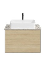 Тумба под раковину без столешницы KERAMA MARAZZI Plaza Modern 80 подвесная, дуб виченца