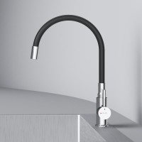 Смеситель для кухни AM.PM X-Joy S F85B07602 черный, хром