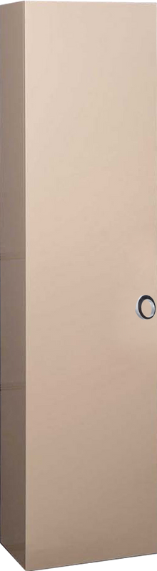 Шкаф пенал для ванной Armadi Art NeoArt капучино с ручкой Moon хром