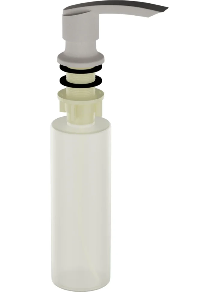 Мойка кухонная Ulgran Quartz Prima 760 жасмин + дозатор UQ 02 жасмин