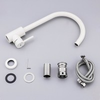 Смеситель для кухни Frap F40899-1 белый