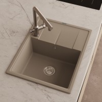 Мойка кухонная Abber Quarz AQ2903S матовая песочная Мойка кухонная Abber Quarz AQ2903S матовая песочная