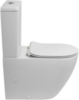 Унитаз-компакт напольный BelBagno Sfera-r BB2141CP-TOR безободковый, крышка BB2034SC с микролифтом, бачок BB2141T