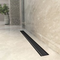 Душевой трап (лоток) Berges Optim Line Black 095508 80 см, матовый черный