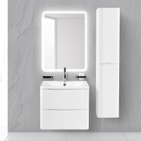 Тумба с раковиной BelBagno Acqua 70 подвесная, bianco lucido