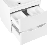 Тумба с раковиной BelBagno Acqua 70 подвесная, bianco lucido