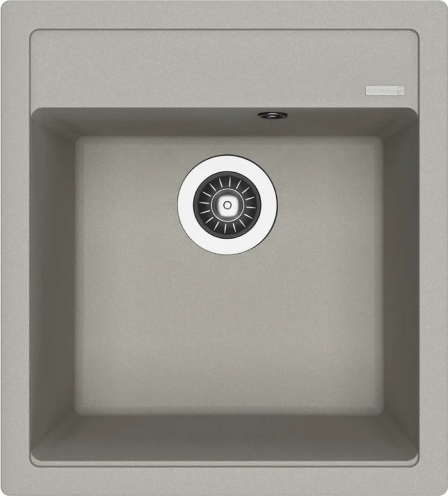 Комплект Мойка Florentina Липси 460 грей + Смеситель Дельта FL грей + Измельчитель Zorg Inox D
