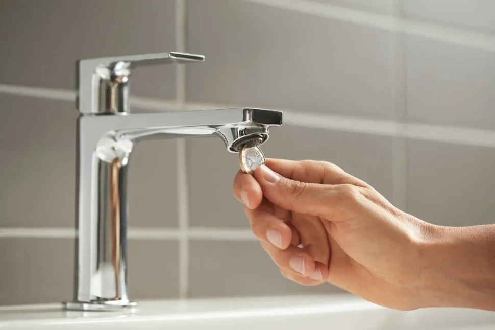 Смеситель для раковины Hansgrohe Rebris E 72560000 хром