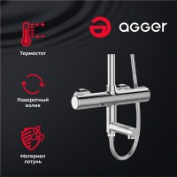 Душевая стойка Agger Thermo A2461100 хром