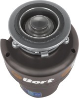 Комплект Мойка Paulmark Vista PM304444-GM вороненая сталь + Смеситель Salix 213419-GM вороненая сталь, черный, с гибким изливом + Измельчитель Bort Titan 5000