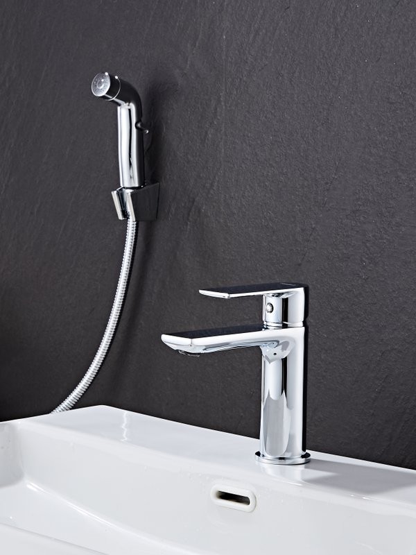 Комплект для раковины Haiba HB12505 с гигиеническим душем, хром