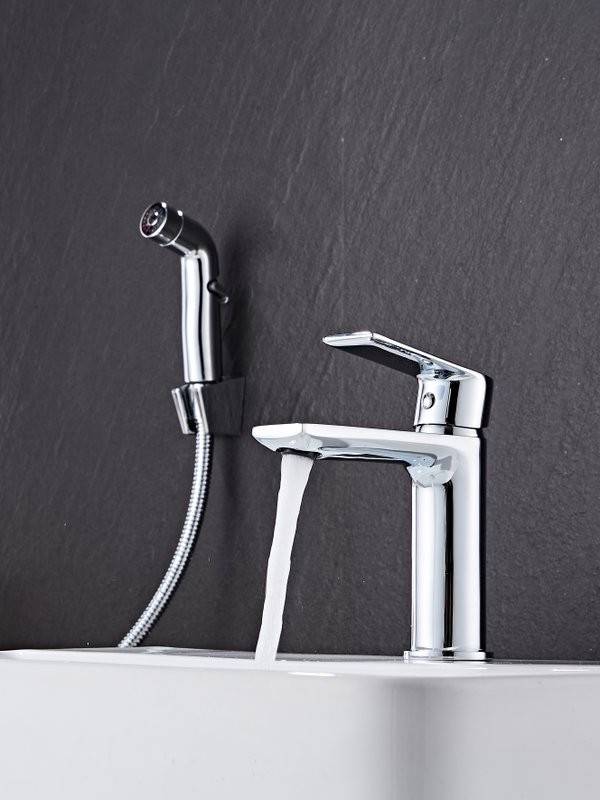 Комплект для раковины Haiba HB12505 с гигиеническим душем, хром