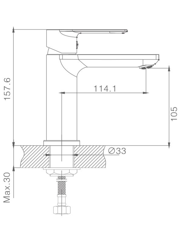 Комплект для раковины Haiba HB12505 с гигиеническим душем, хром