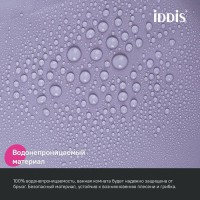 Штора для ванной IDDIS Promo P08PE18i11 200х180, светло-фиолетовая