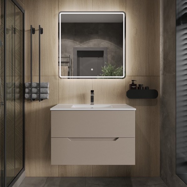 Мебель для ванной комнаты Orange Line 80 латте матовый