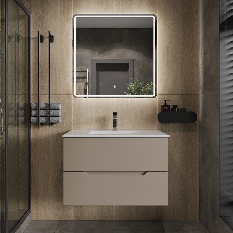 Мебель для ванной комнаты Orange Line 80 латте матовый