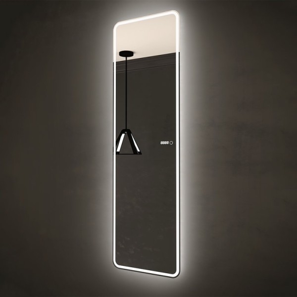 Зеркало Art&Max Terni 45, с подсветкой и часами