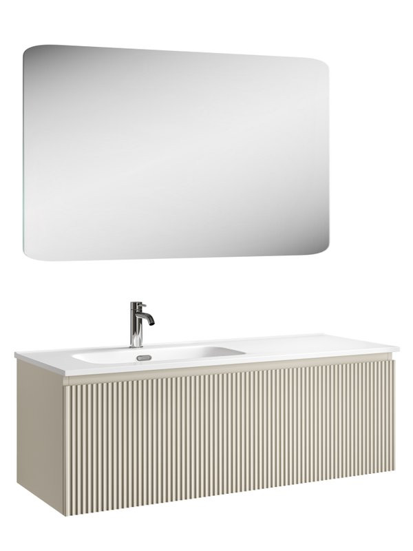 Мебель для ванной комнаты Sancos Snob R 1.0 120, L beige soft