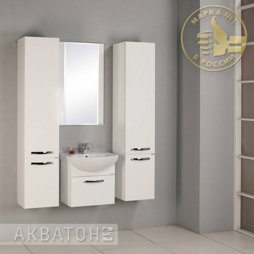 Тумба с раковиной AQUATON Ария 65 белая