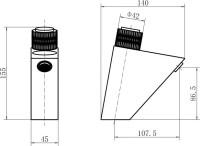 Смеситель для раковины Fashun A4020 хром