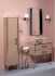 Мебель для ванной Armadi Art Monaco 80 со столешницей капучино, хром