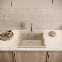 Мойка кухонная Domaci Болонья М-42-004 песочная Мойка кухонная Domaci Болонья М-42-004 песочная