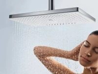Верхний душ Hansgrohe Rainmaker Select 460 24004400 белый - хром Верхний душ Hansgrohe Rainmaker Select 460 24004400 белый - хром