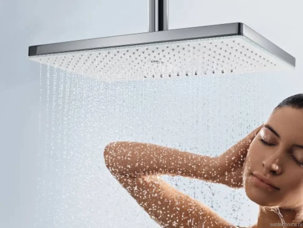 Верхний душ Hansgrohe Rainmaker Select 460 24004400 белый - хром