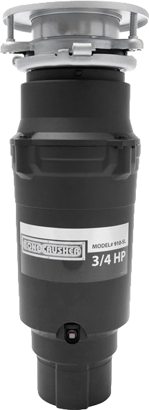 Комплект Мойка Paulmark Kante 50 PM105152-DG графит + Измельчитель Bone Crusher BC 910-SL-Slim Line