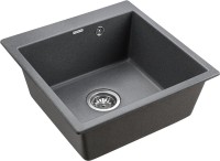 Комплект Мойка Paulmark Kante 50 PM105152-DG графит + Измельчитель Bone Crusher BC 910-SL-Slim Line