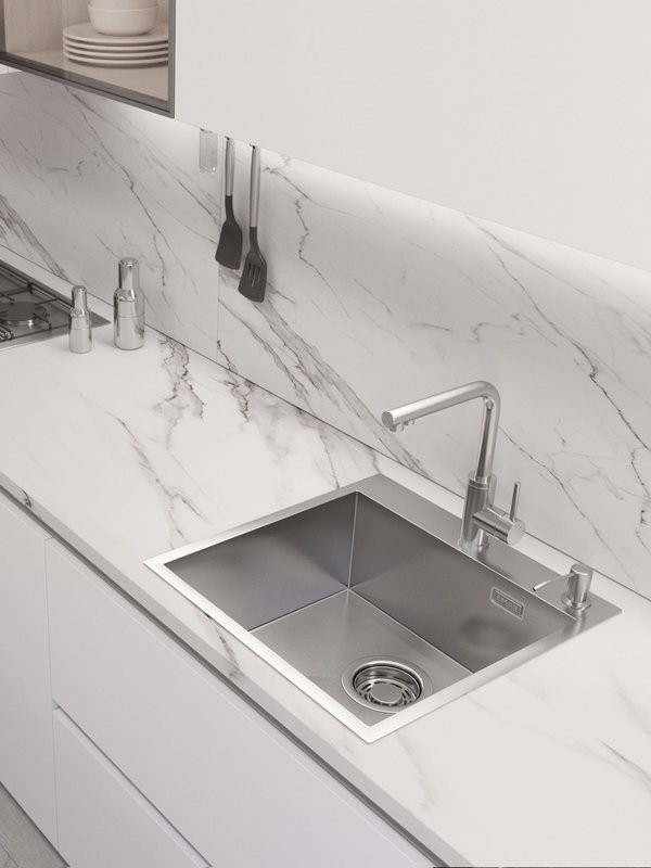 Мойка кухонная Emar PVD EMB-117A PVD Nano Satine