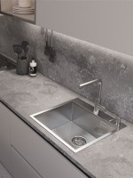 Мойка кухонная Emar PVD EMB-117A PVD Nano Satine Мойка кухонная Emar PVD EMB-117A PVD Nano Satine