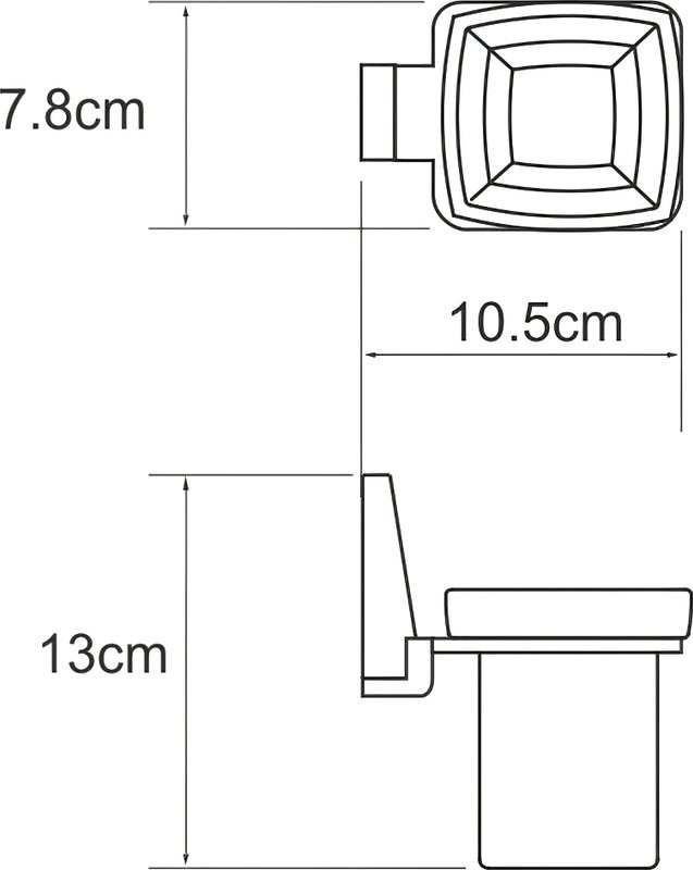 Набор Стакан Wasserkraft Abens K-3228 + Мыльница K-3269
