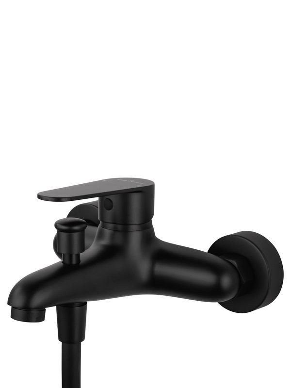 Смеситель для ванны с душем Wonzon & Woghand Alfa WW-AE3204-MB матовый черный