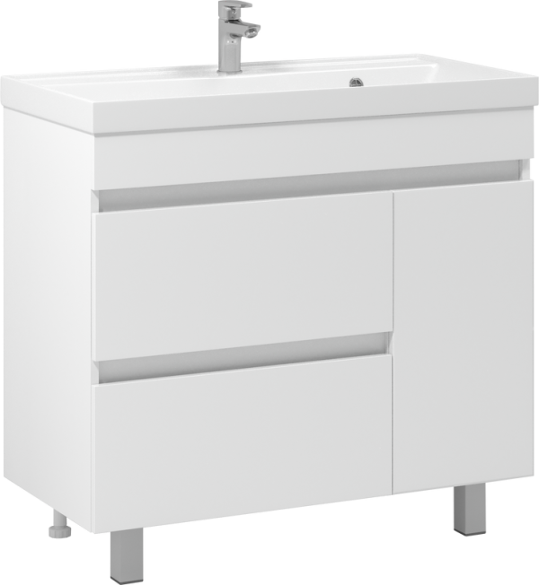 Тумба под раковину Vod-Ok Best 90 напольная, белая