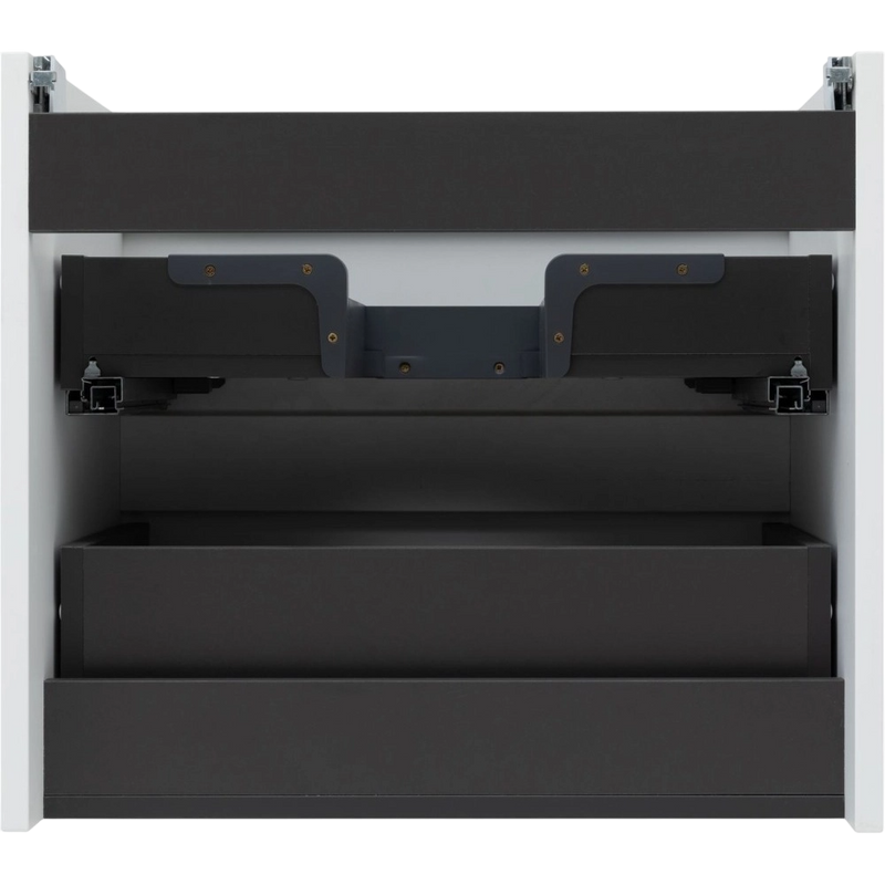 Тумба под раковину без столешницы Aquanet Альтера 60 подвесная, белая матовая