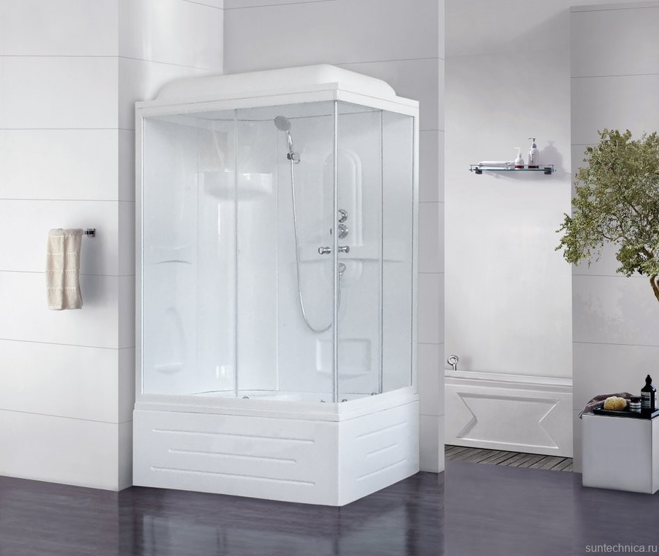 Душевая кабина Royal Bath RB 8120BP1-T L с высоким поддоном, с сиденьем