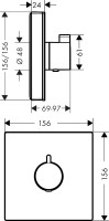 Душевой комплект Hansgrohe Raindance Select E 300 (3 jet) 26468400 + 26530400 + 28272000 + 26456400 + 15734400 + 15736400