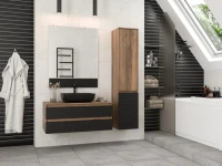 Зеркало Brevita Dakota 80 черное Зеркало Brevita Dakota 80 черное