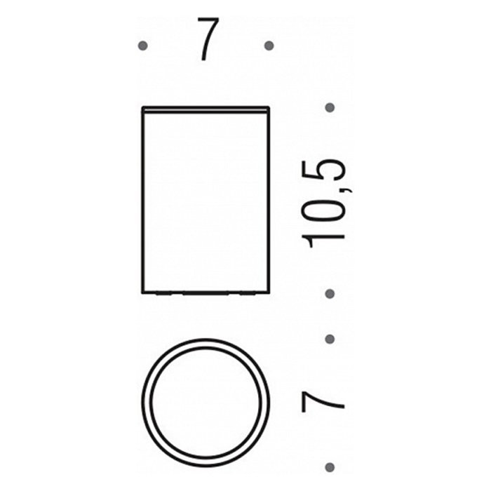 Стакан Colombo Design Plus W4941.OM матовое золото