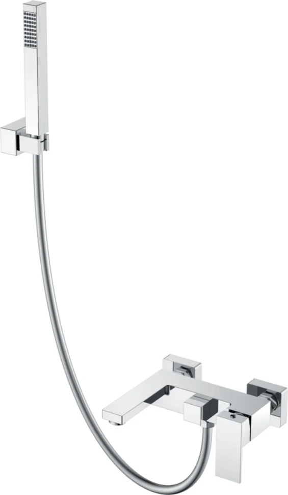 Смеситель для ванны с душем Boheme Qubic 473-CR сhrome