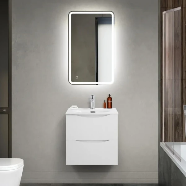 Мебель для ванной комнаты BelBagno Marino-cer-mini 50 подвесная, bianco opaco