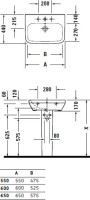Раковина Duravit DuraStyle 2319550000