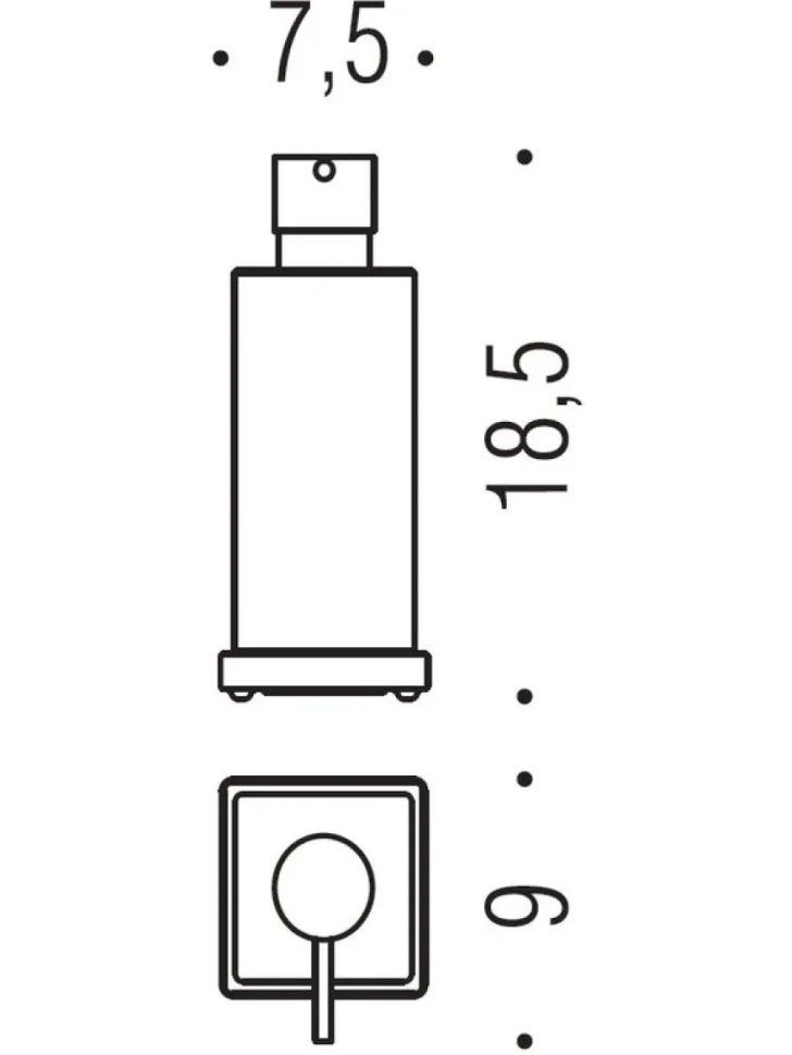 Набор Стакан Colombo Design Look B1602.NM + Дозатор B9317.NM