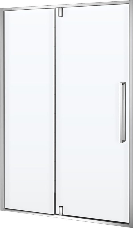 Душевой уголок RGW Stilvoll SV-03+100 см (119-122)x100x200 профиль хром, стекло прозрачное