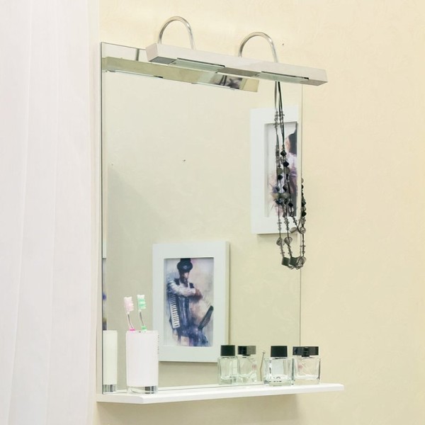 Зеркало Sanflor Одри 70, с полкой