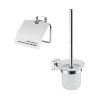 Набор Держатель Fixsen Kvadro 61310 + Ершик 61313 Набор Держатель Fixsen Kvadro 61310 + Ершик 61313